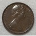 AUSTRALIA 1967 . TWO 2 CENTS COIN . FRILLED NECK LIZARD . UNCIRCULATED